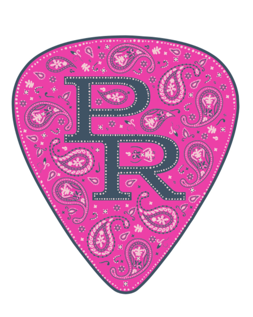 PR Guitar Pick Sticker/Decal